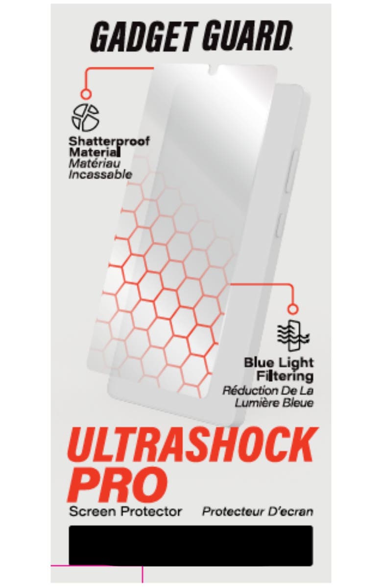 Gadget Guard Ultrashock Pro Plus $300 Guarantee Glass Screen Protector for Samsung Galaxy S26 Ultra, Alternate, color, Clear