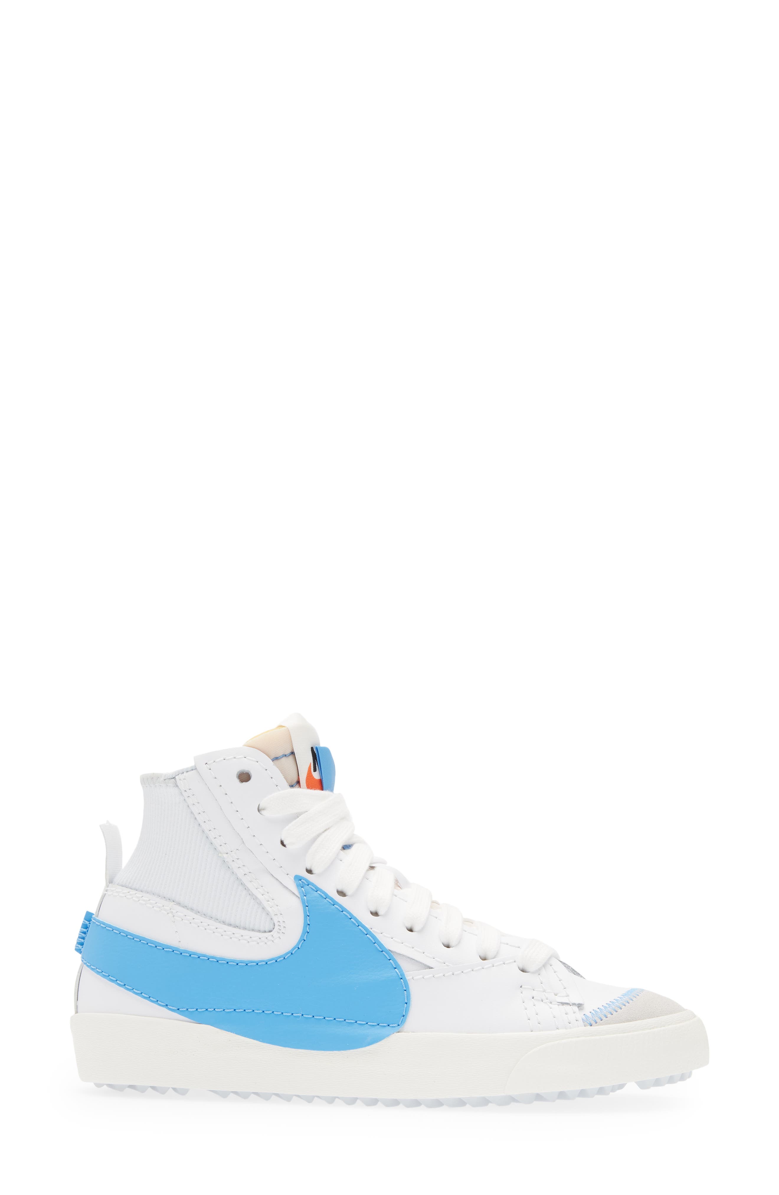 Blazer Mid '77 Jumbo High Top Sneaker, Alternate, color, WHITE/ BLUE/ SAIL/ BLACK