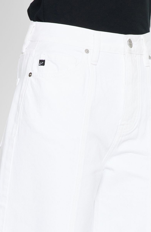 Kancan Mara Ultra High Rise 90s Wide Leg Jeans In White