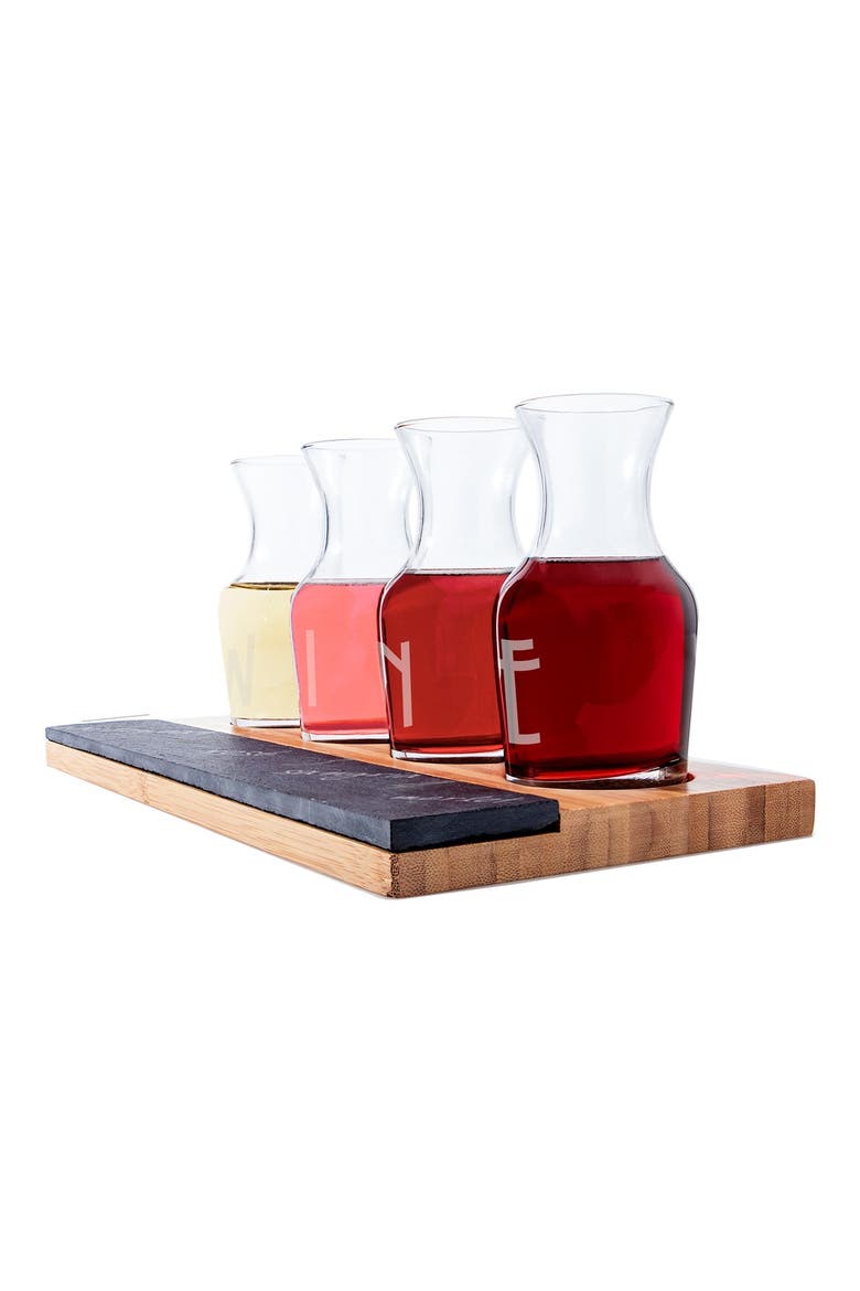 5-Piece Wine Tasting Flight, Alternate, color, BROWN