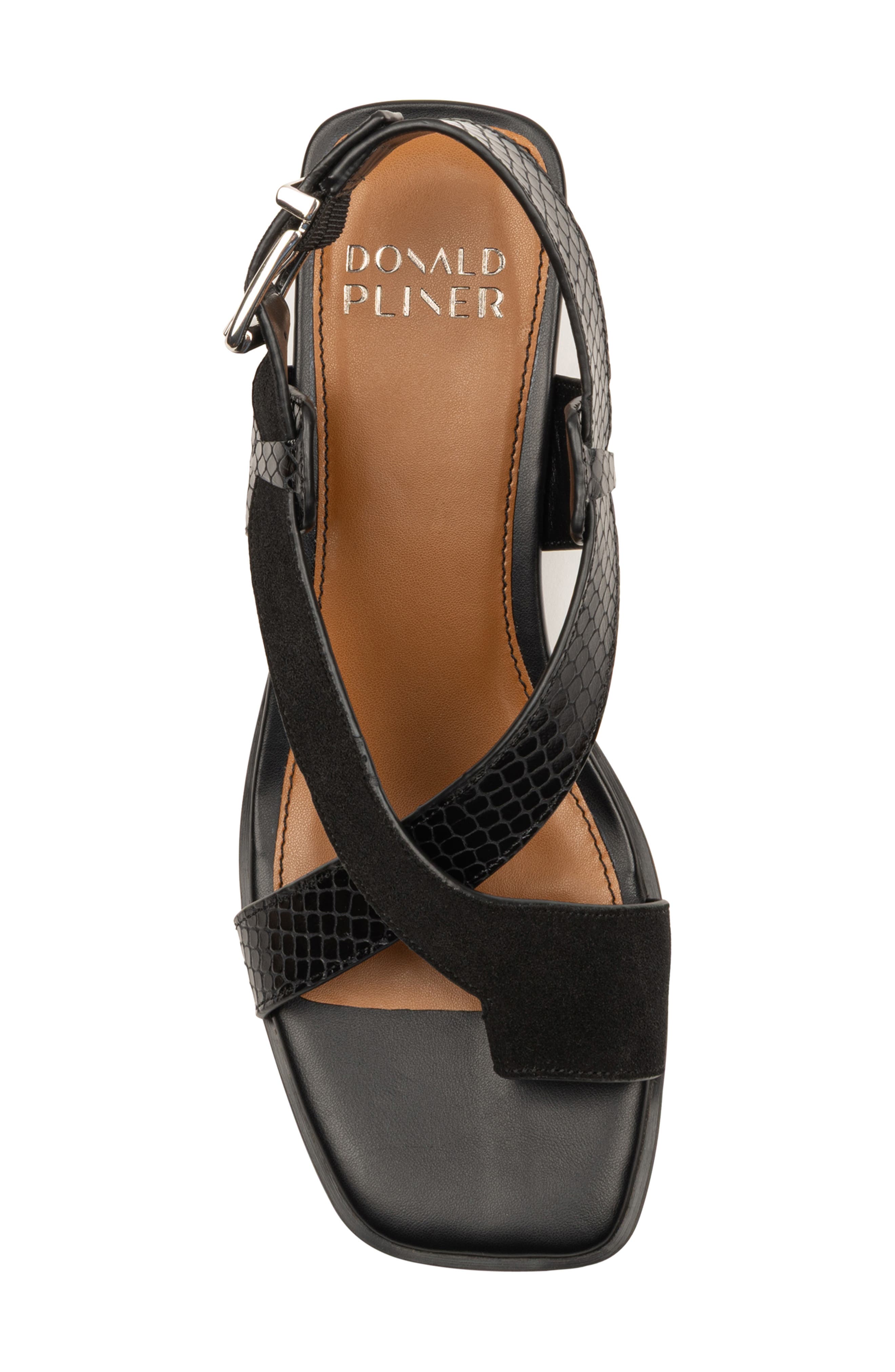 Donald Pliner Charita Toe Loop Sandal, Alternate, color, Black