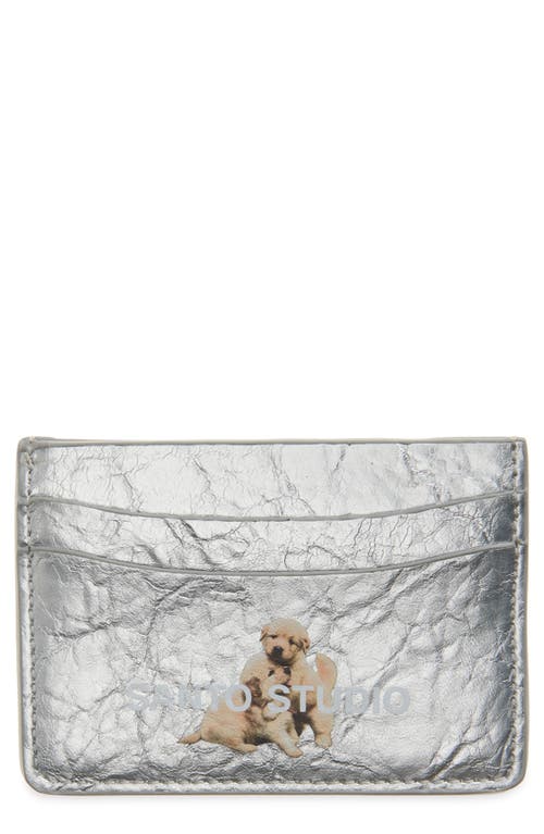 Santo Studio X Elly De La Cruz Card Holder In Silver