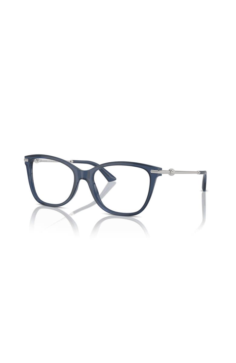 Jimmy Choo 54mm Rectangle optical glasses, Main, color, Blue