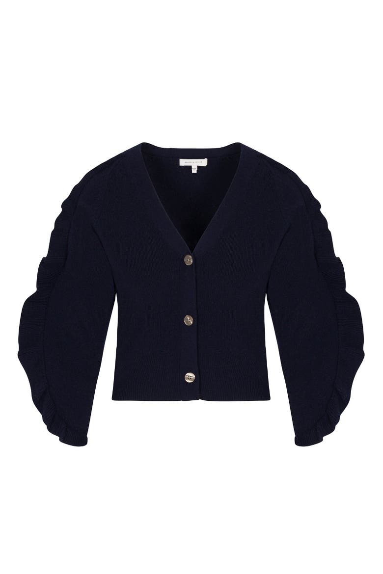 Kaia Knit Cardigan, Alternate, color, Navy