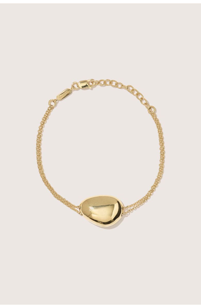 Otiumberg 14kt Gold Vermeil Pebble Bracelet, Main, color, Yellow Toned Gold