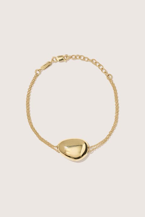 14kt Gold Vermeil Pebble Bracelet