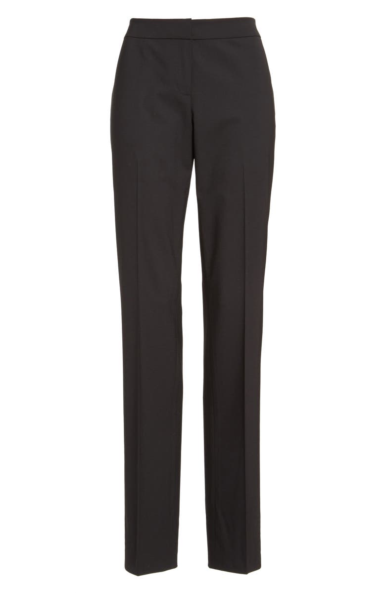 Lafayette 148 New York Barrow Stretch Wool Pants, Alternate, color,