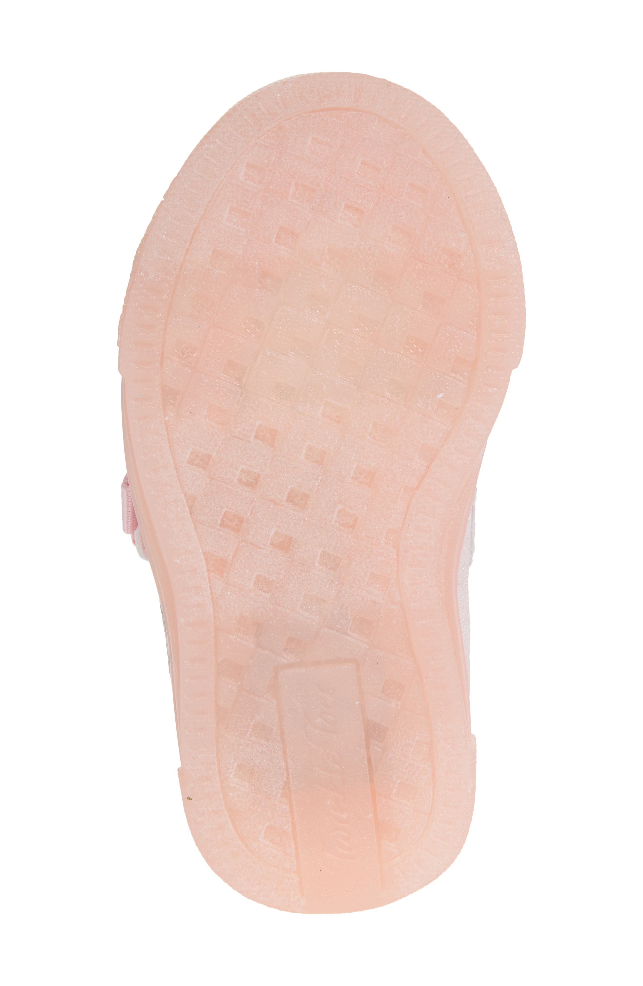 SKECHERS Kids' Twinkle Sparks Light-Up Glitter Sneaker, Alternate, color, Rose Gold