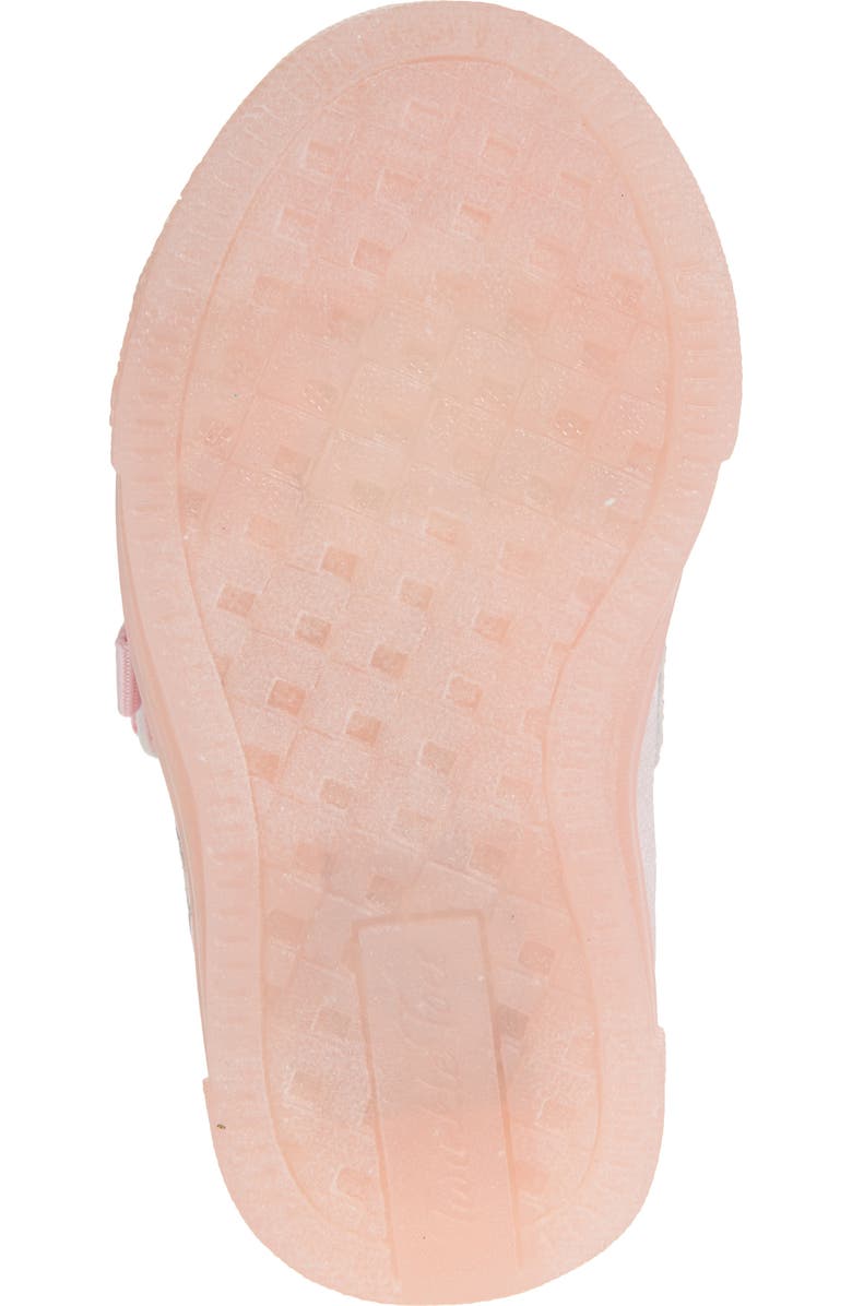 SKECHERS Kids' Twinkle Sparks Light-Up Glitter Sneaker, Alternate, color, Rose Gold