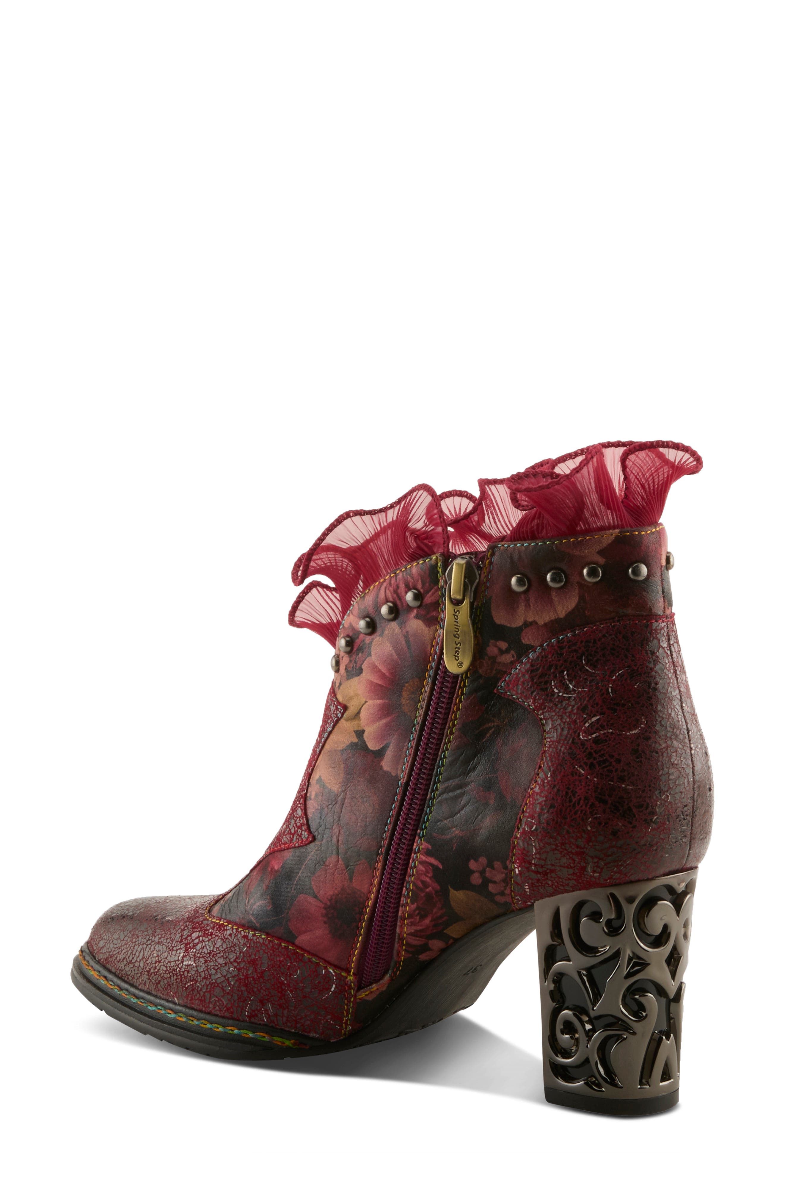 Razzy Bootie, Alternate, color, BORDEAUX MULTI