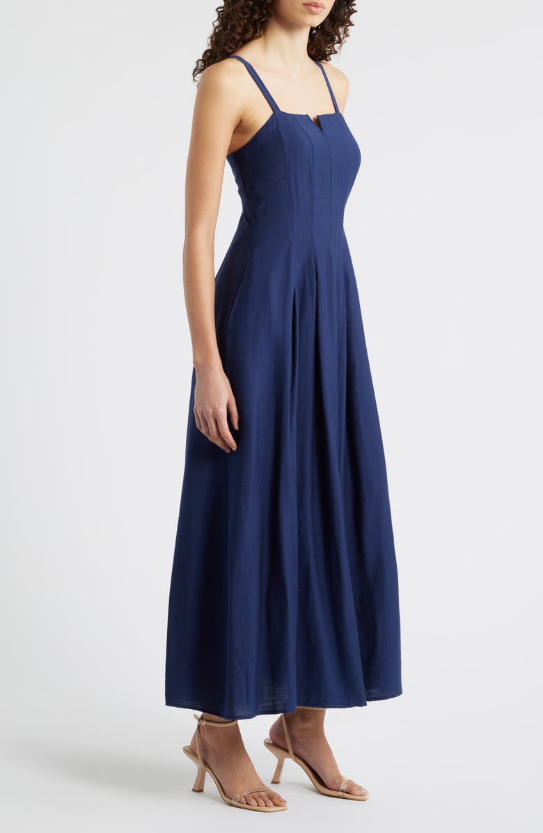 CIEBON Carisa Sleeveless Flare Maxi Dress, Alternate, color, Navy
