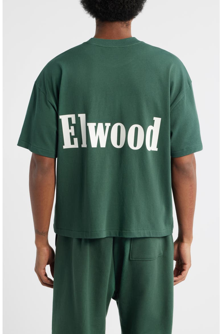 Boxy Heavyweight Cotton Crop T-Shirt, Alternate, color, EMERALD