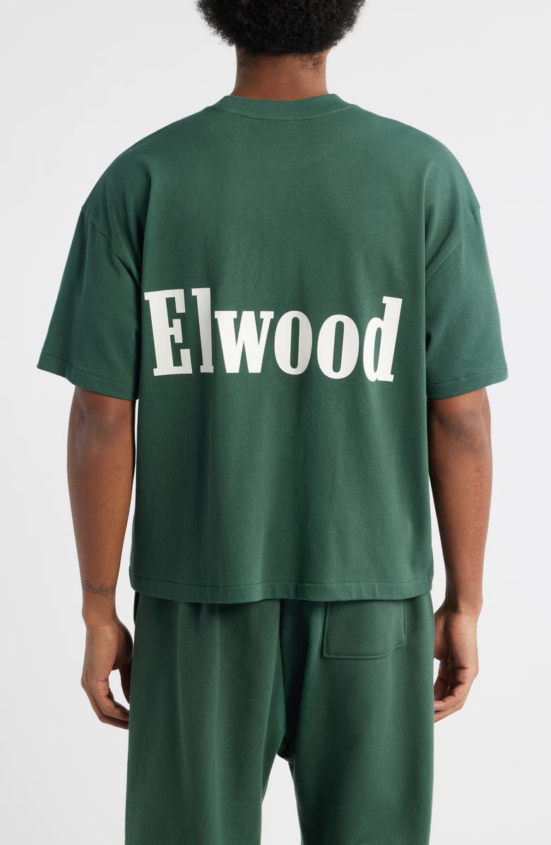 Elwood Boxy Heavyweight Cotton Crop T-Shirt, Alternate, color, Emerald