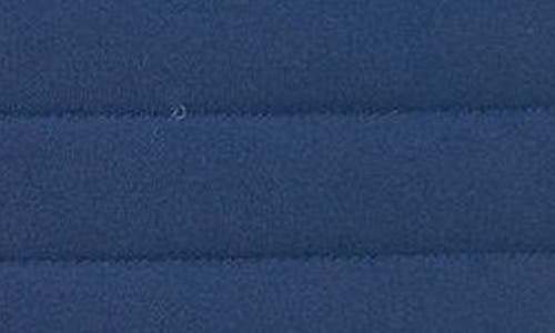 Pino By Pinoporte Channel Quilt Zip Vest In Navy