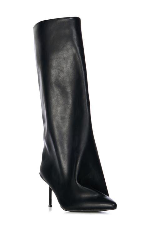 Couture Crazy Pointy Toe Knee High Boot (Women)