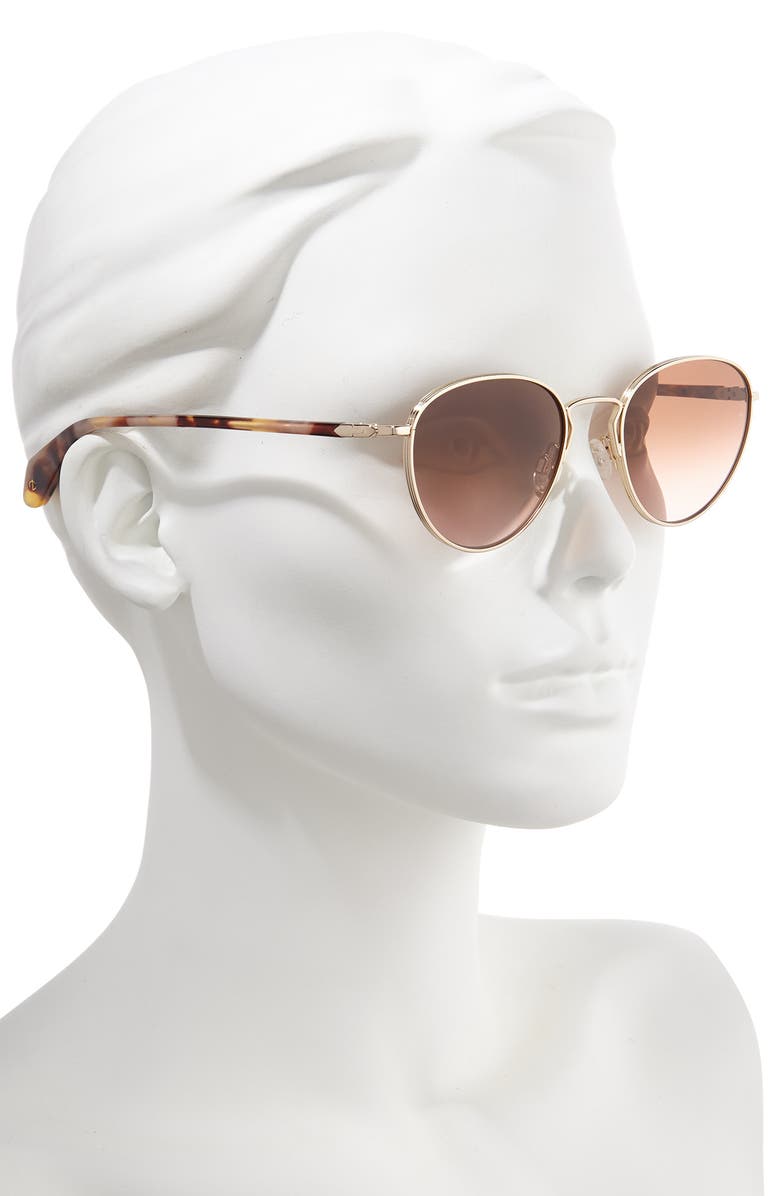 rag & bone 52mm Round Sunglasses, Alternate, color, 
