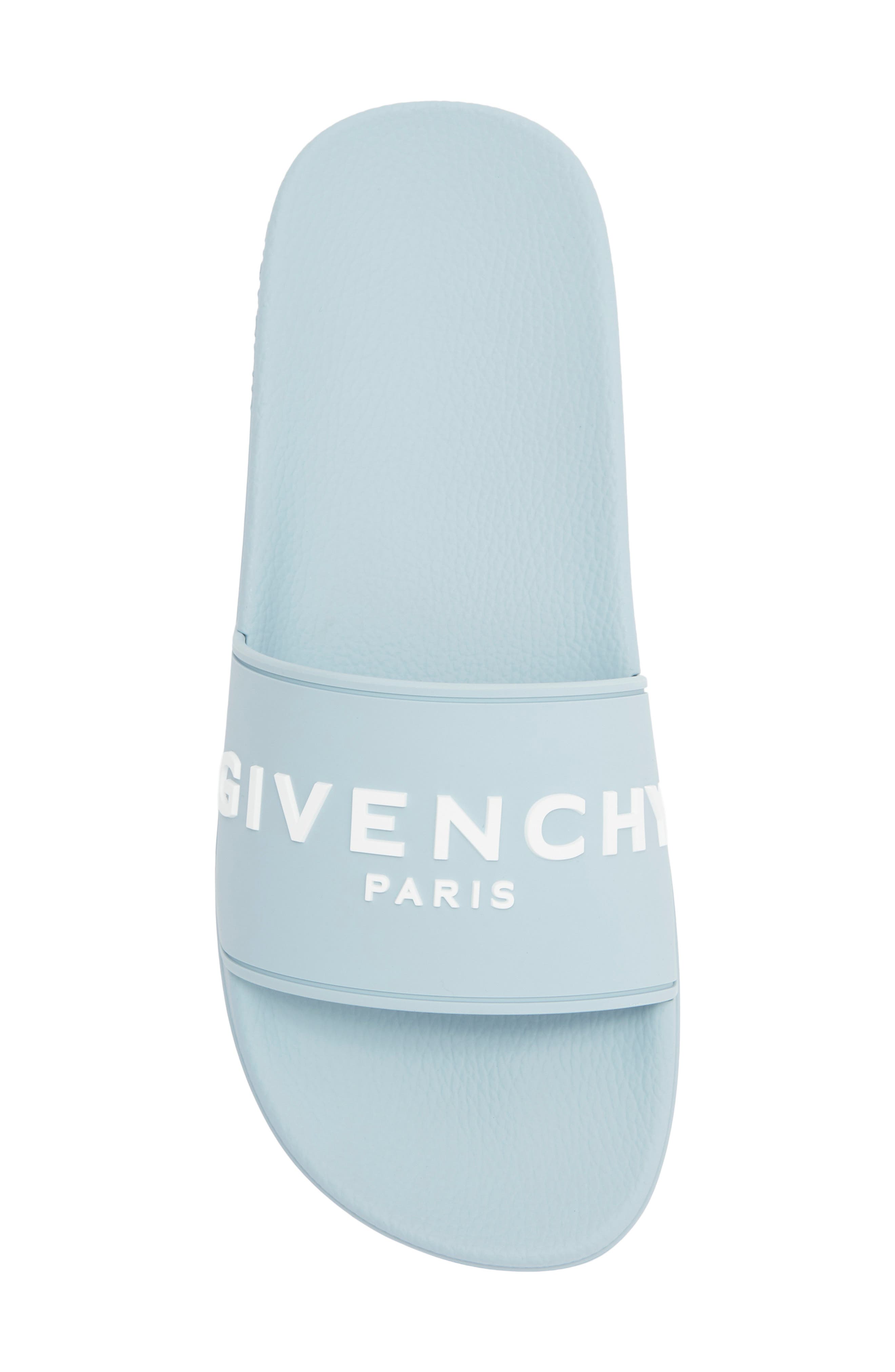 Givenchy Slide Sandal, Alternate, color, Sky Blue