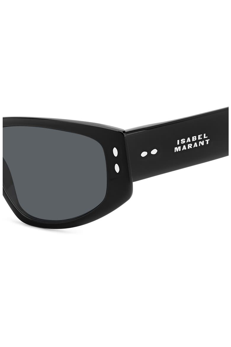 57mm Rectangle Sunglasses, Alternate, color, 0807-IR
