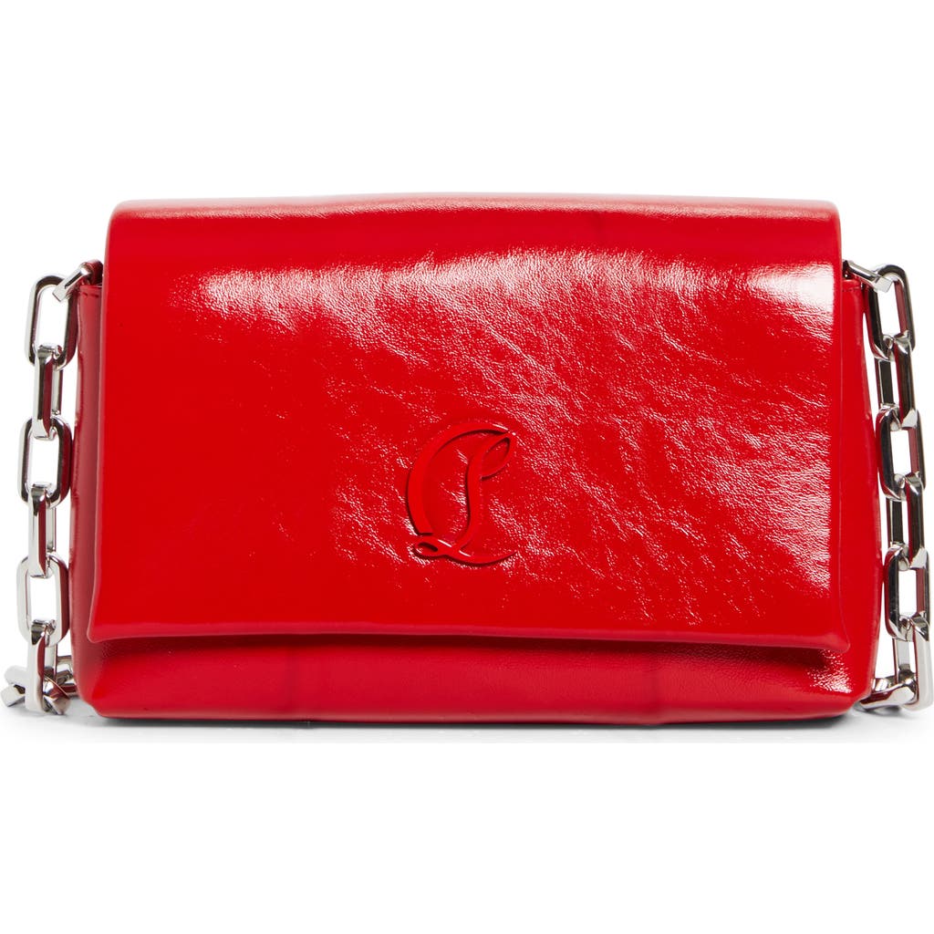 Christian Louboutin Small Loubi54 Soft Naplak Leather Shoulder Bag