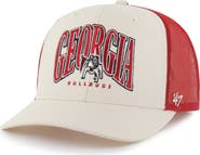 '47 Men's '47 Natural Georgia Bulldogs Drawbridge Trucker Adjustable Hat