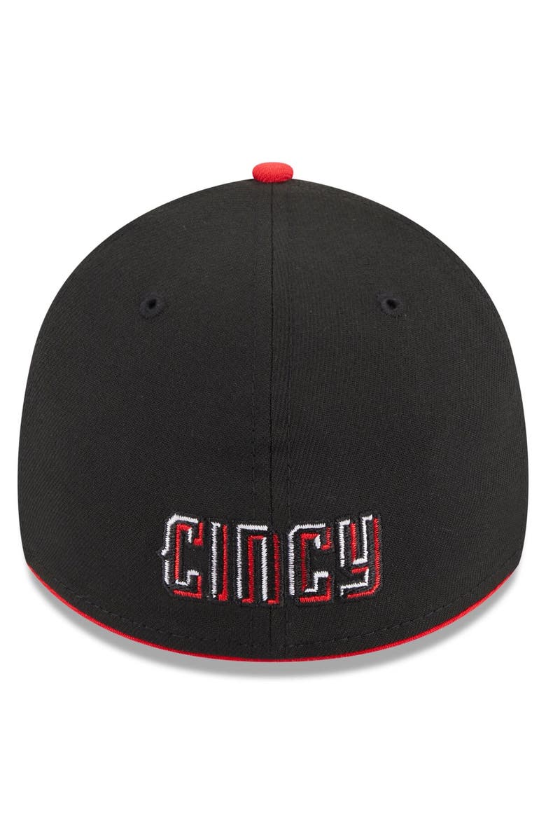 New Era Men's New Era  Black Cincinnati Reds 2023 City Connect 39THIRTY Flex Fit Hat, Alternate, color, Black