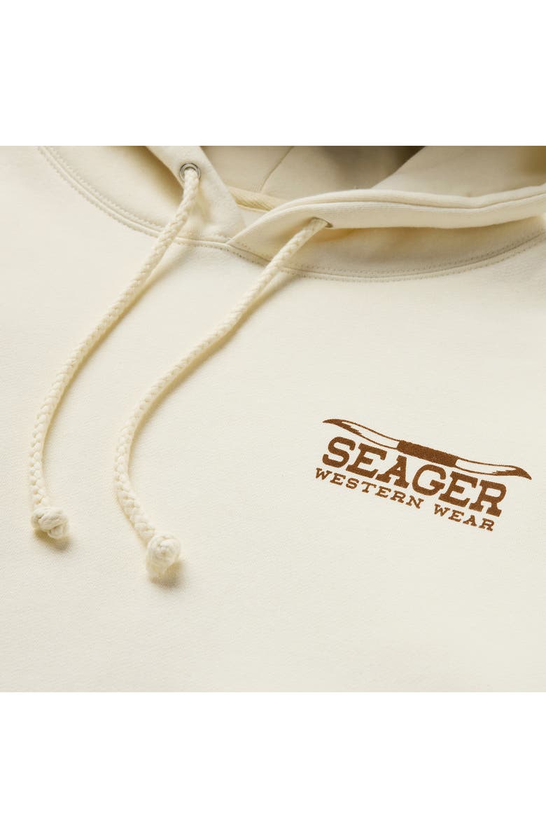 Seager Co The Herd Fleece Hoodie, Alternate, color, Bone