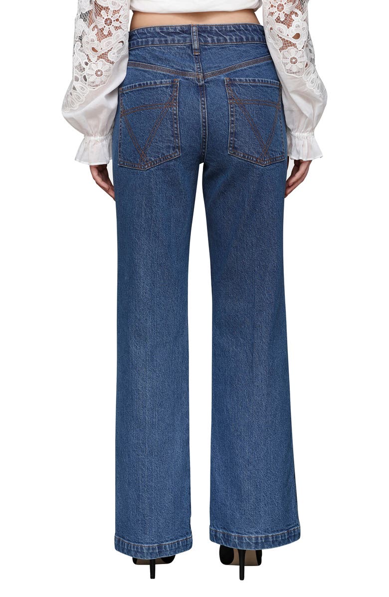Avec Les Filles Pocket Flare Jeans, Alternate, color,