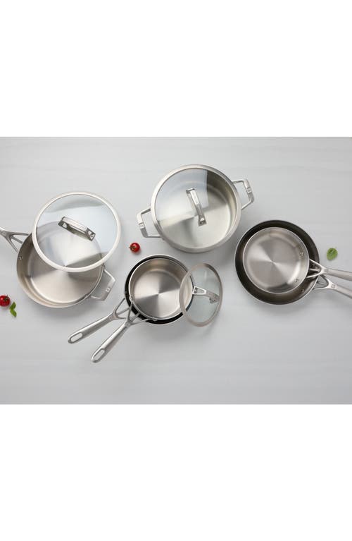 Zwilling Motion 10-piece Stainless Steel Cookware Set In Silver