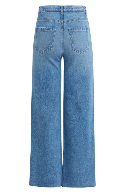 Favorite Daughter The Jordie Wide Leg Super High Rise Jeans In Crosby