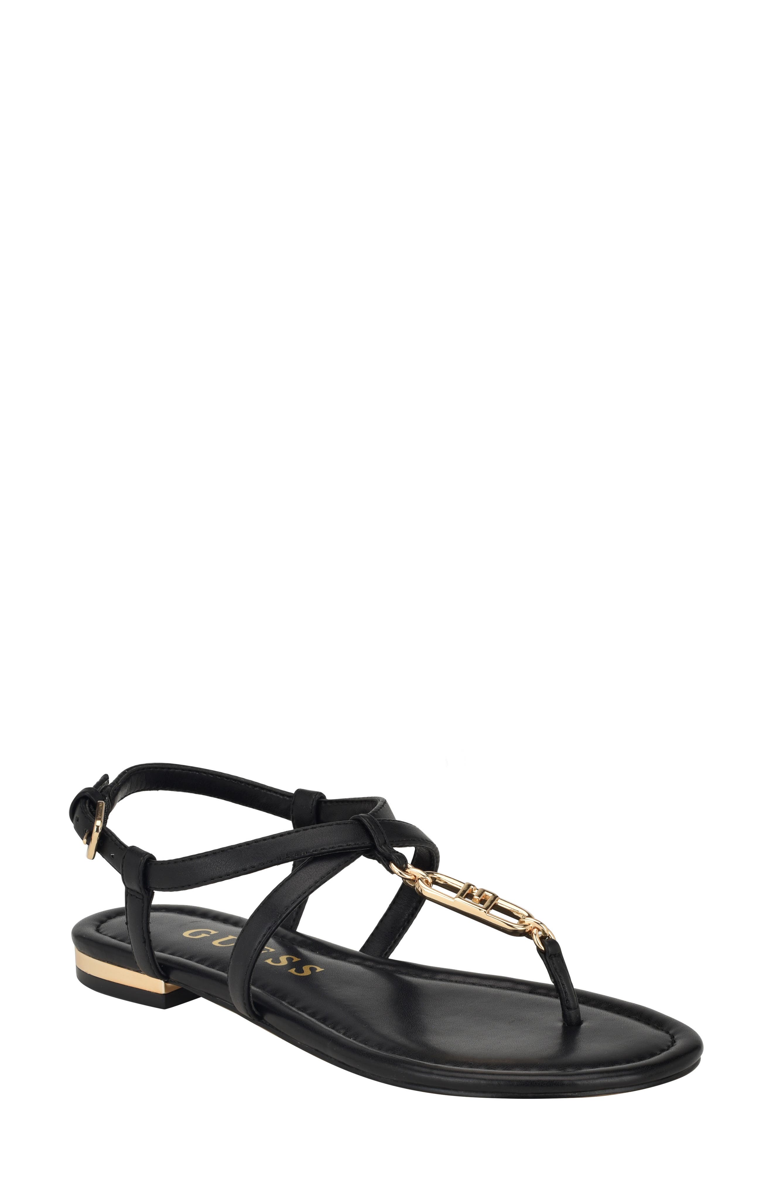 GUESS Meaa Ankle Strap Sandal, Main, color, 