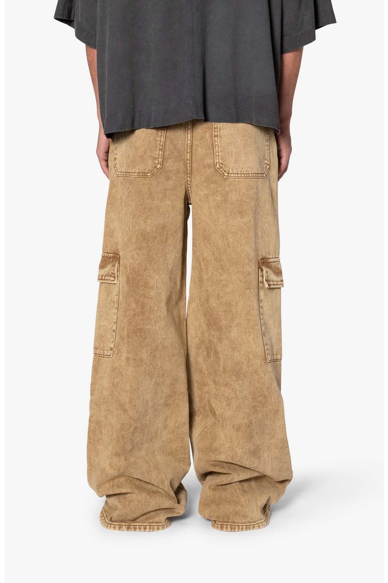 Void Baggy Denim Cargo Pants, Alternate, color, BROWN