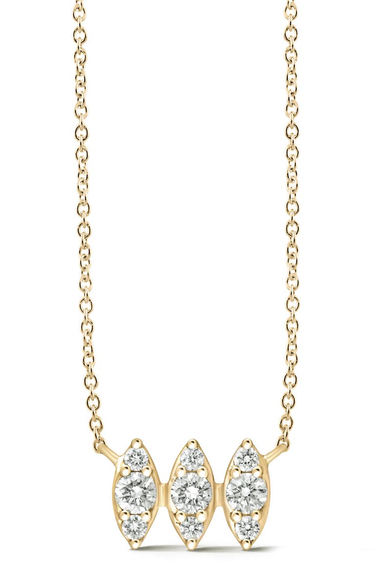 Sophia Ryan Diamond Marquise Pendant Necklace, Main, color, YELLOW GOLD/ DIAMOND