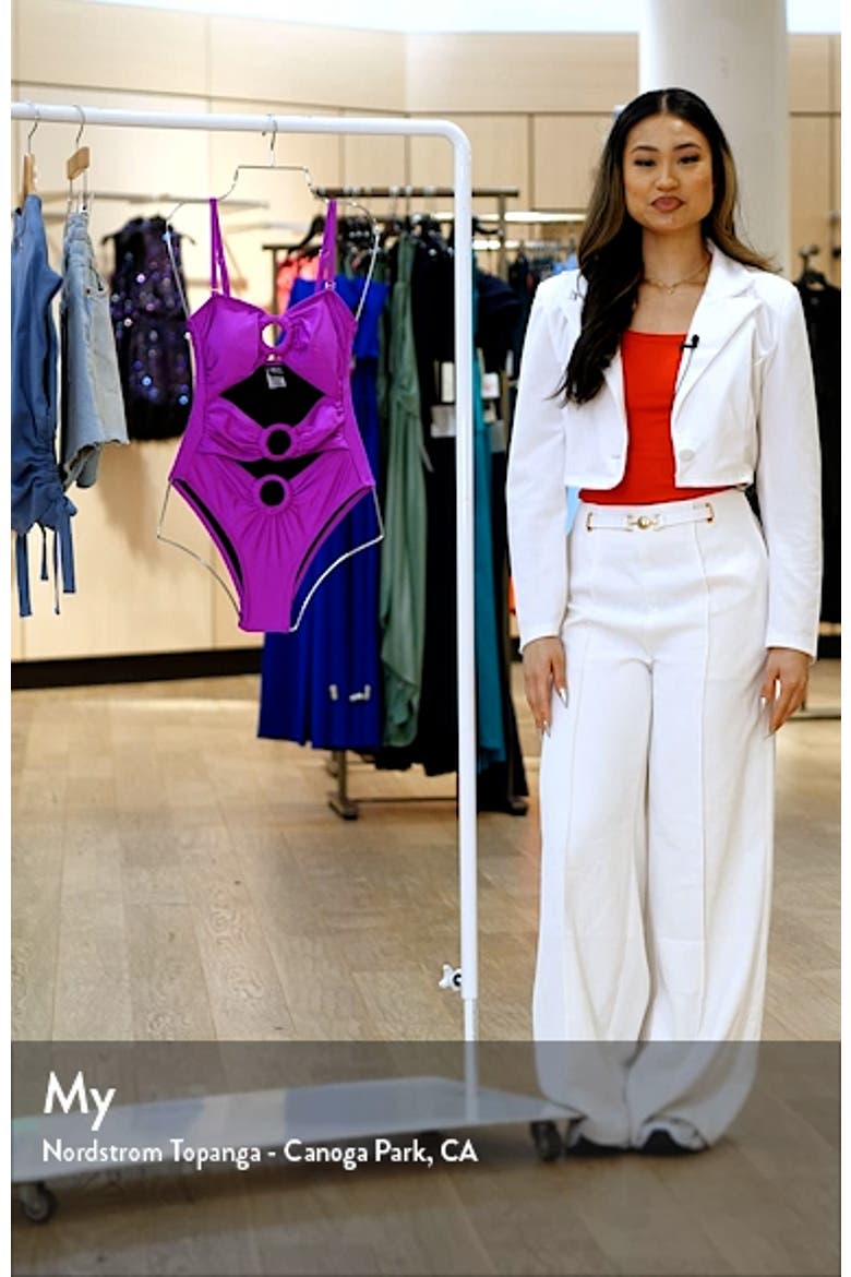 Bliss Ring Cutout One-Piece Swimsuit video