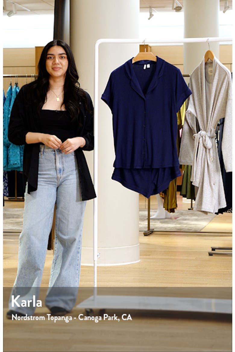 Moonlight Eco Rib Short Pajamas video