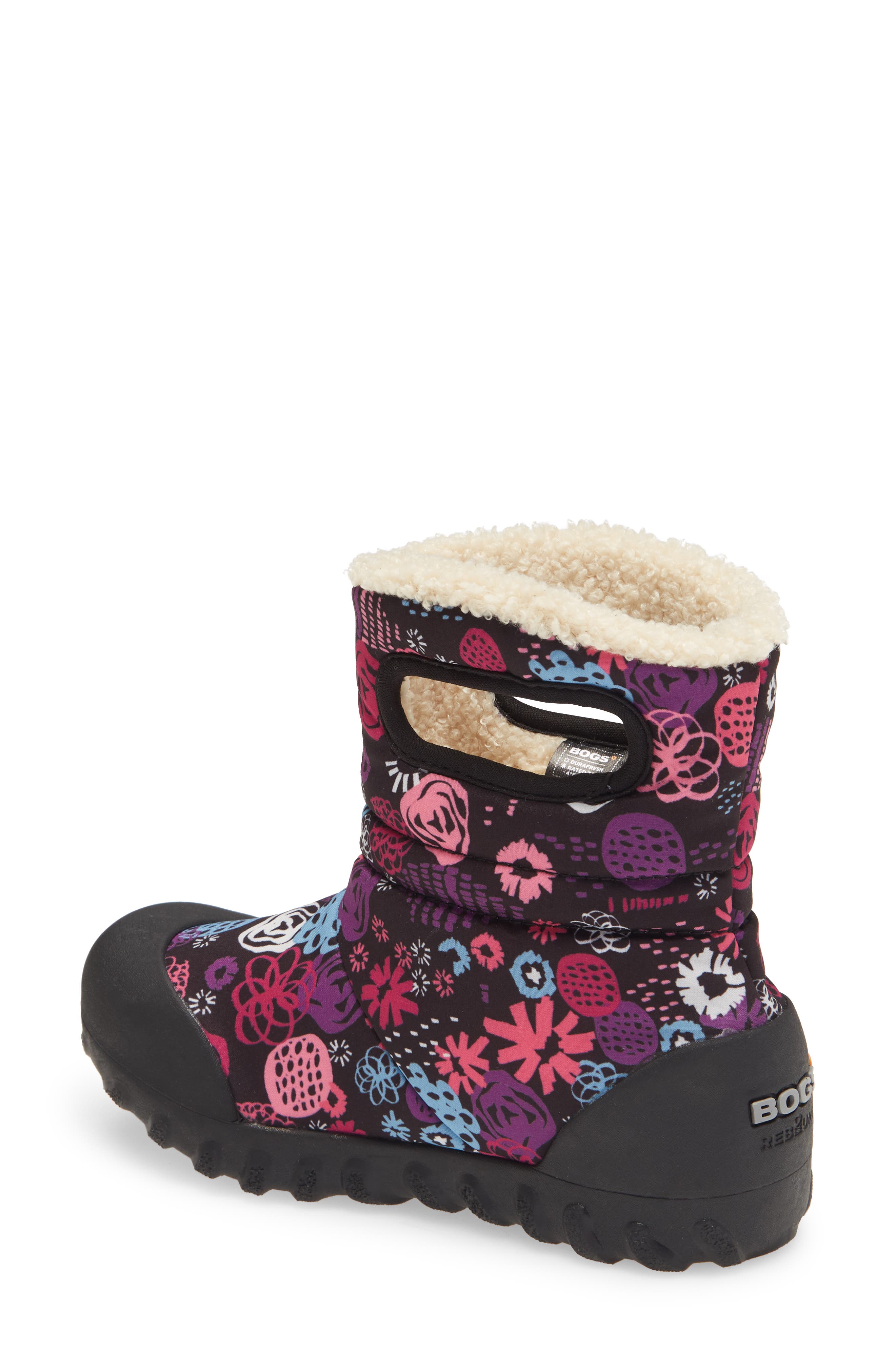 Bogs B-MOC Insulated Faux Fur Waterproof Boot, Alternate, color, 