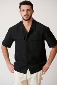 LEISURE LAB Palma Button Up
