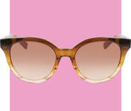Longchamp Le Pliage 53mm Gradient Round Sunglasses