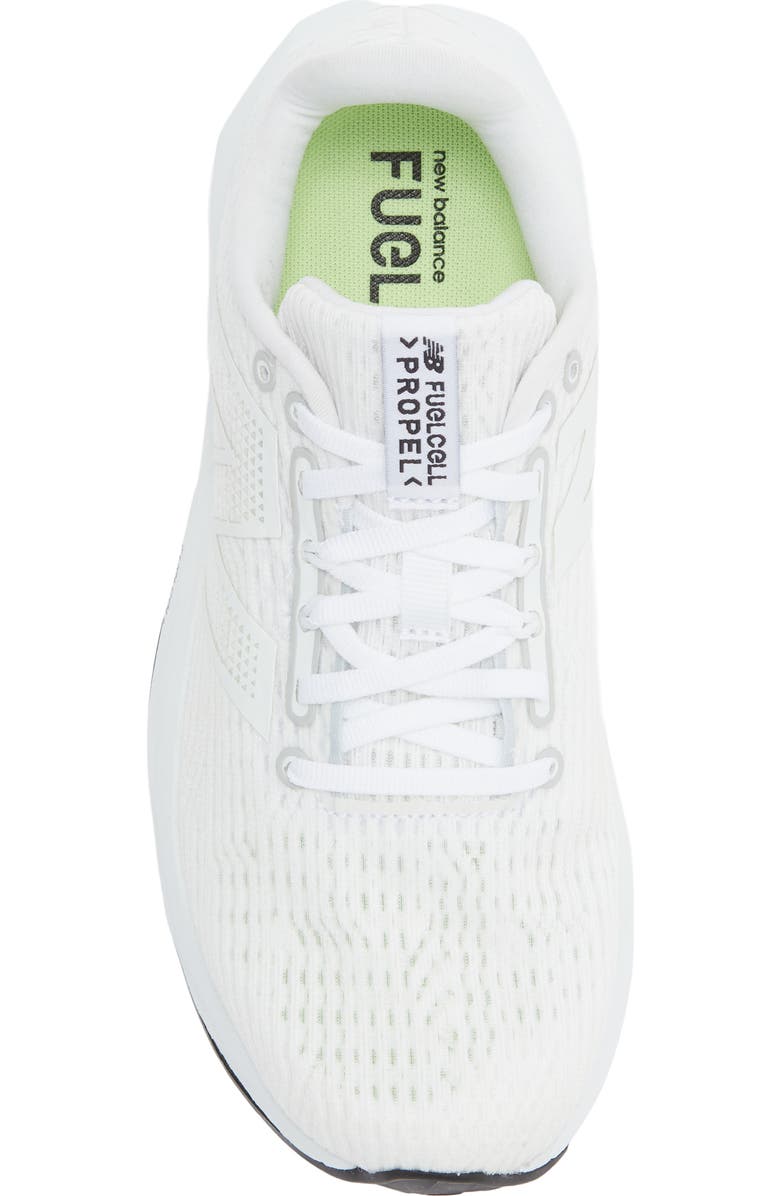 New Balance FuelCell Propel V5 Running Shoe, Alternate, color, White/ White