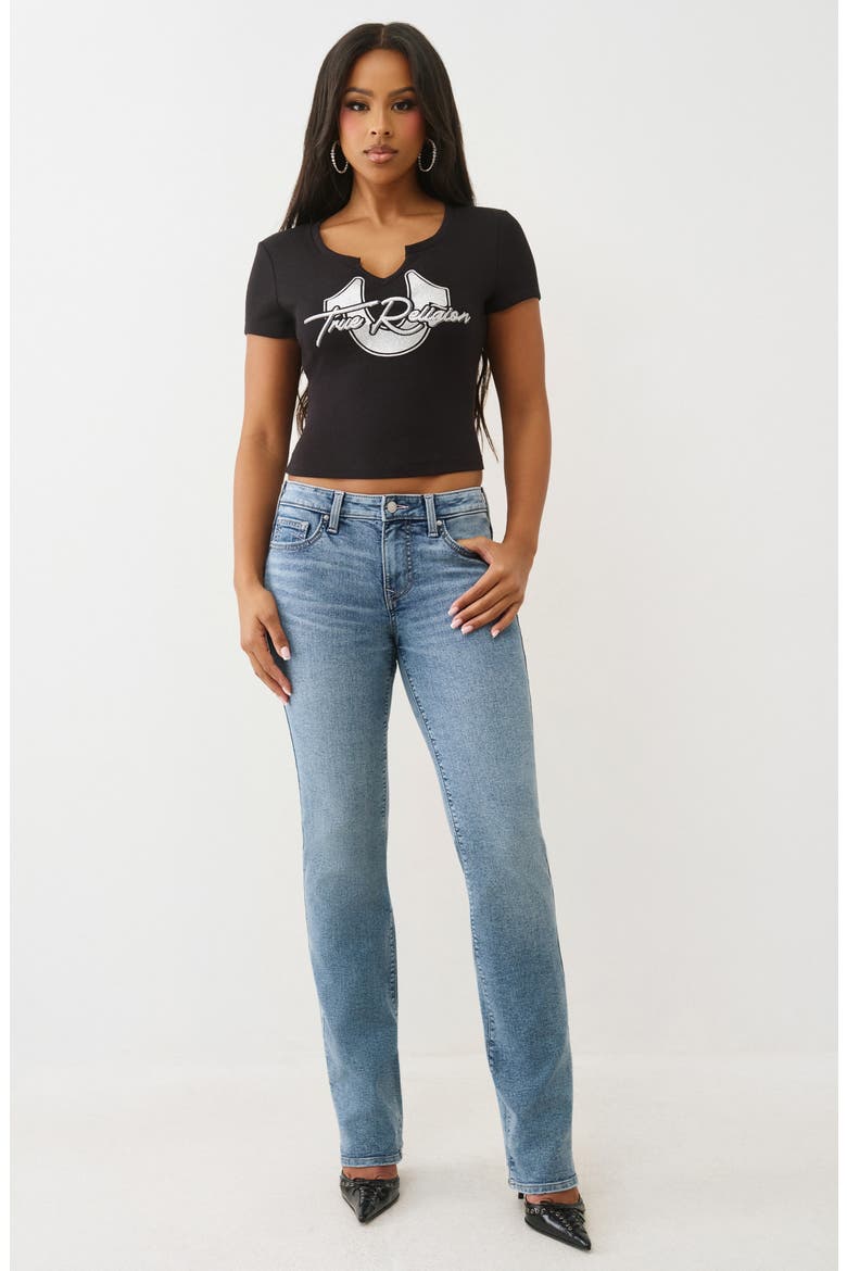 Billie Straight Leg Jeans, Alternate, color, LIGHT PEPPERMINT WASH
