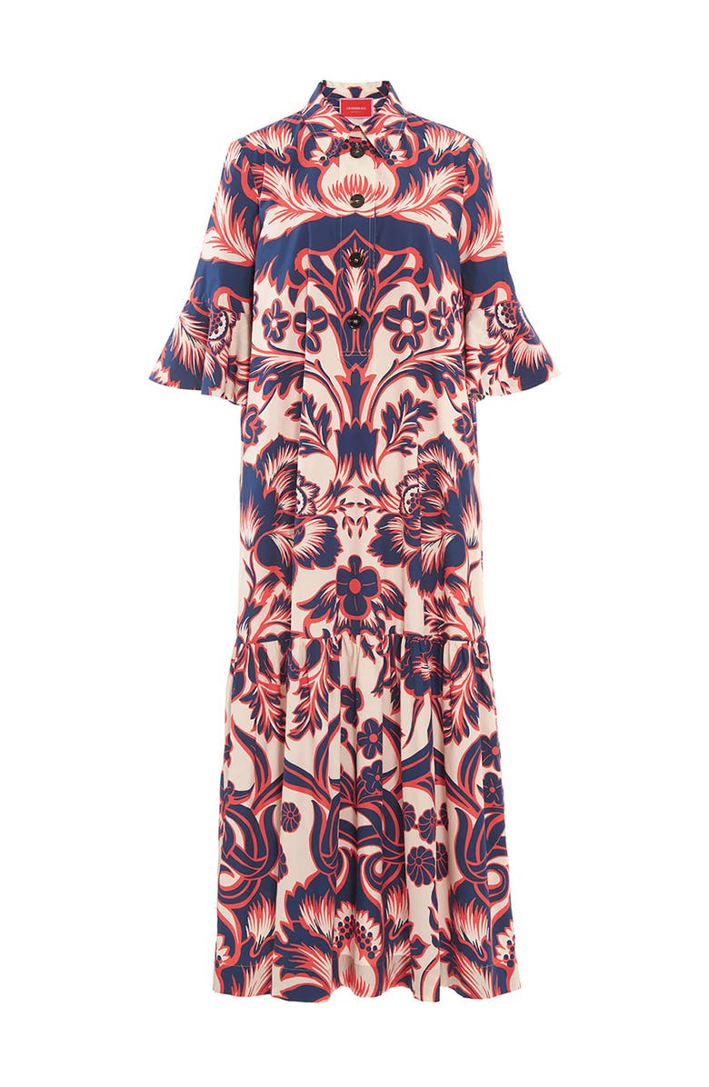 La DoubleJ Artemis Dress Va-Va Placée White, Alternate, color,