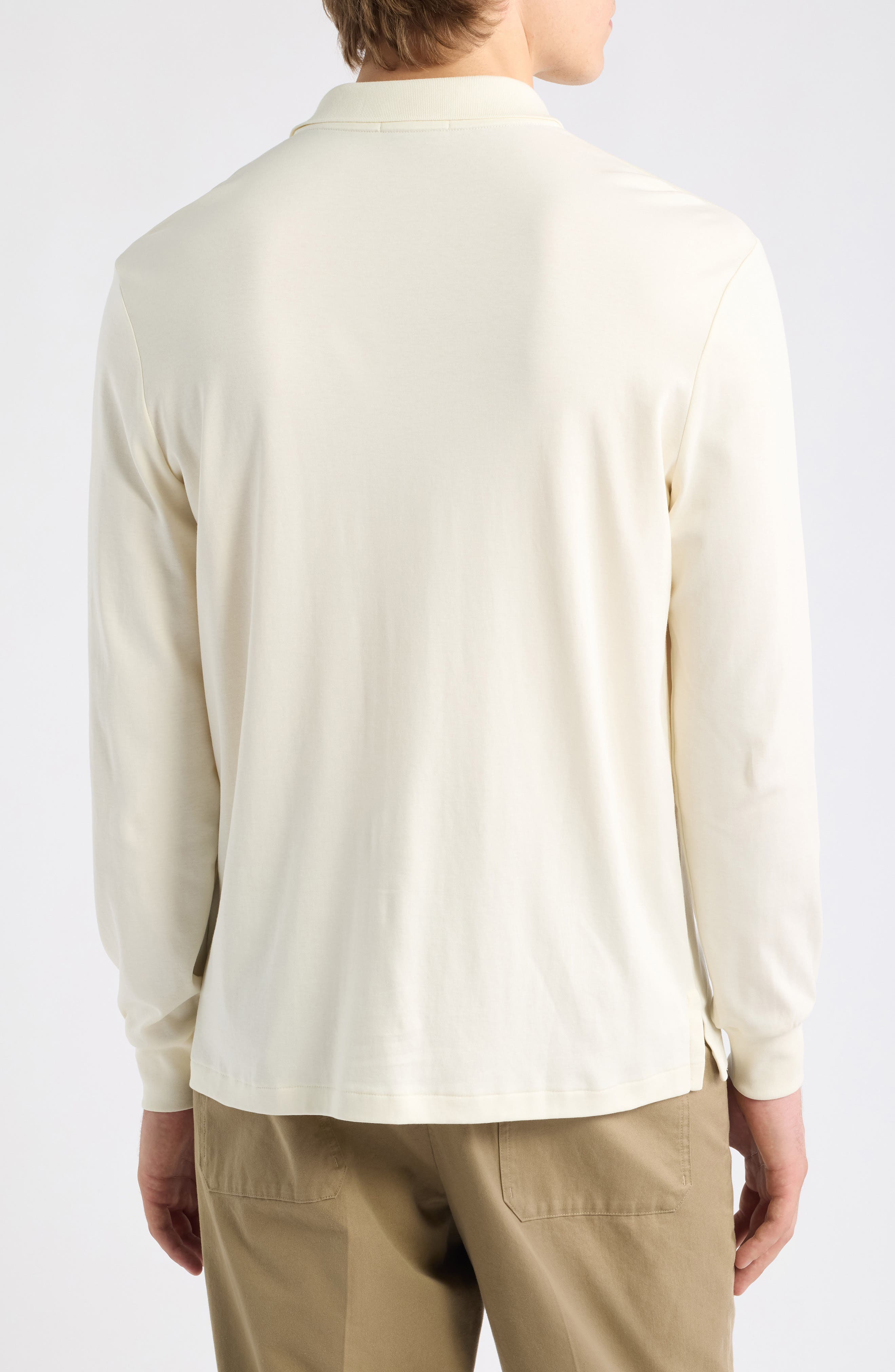 Polo Ralph Lauren Long Sleeve Pima Cotton Polo (Men) | Nordstrom