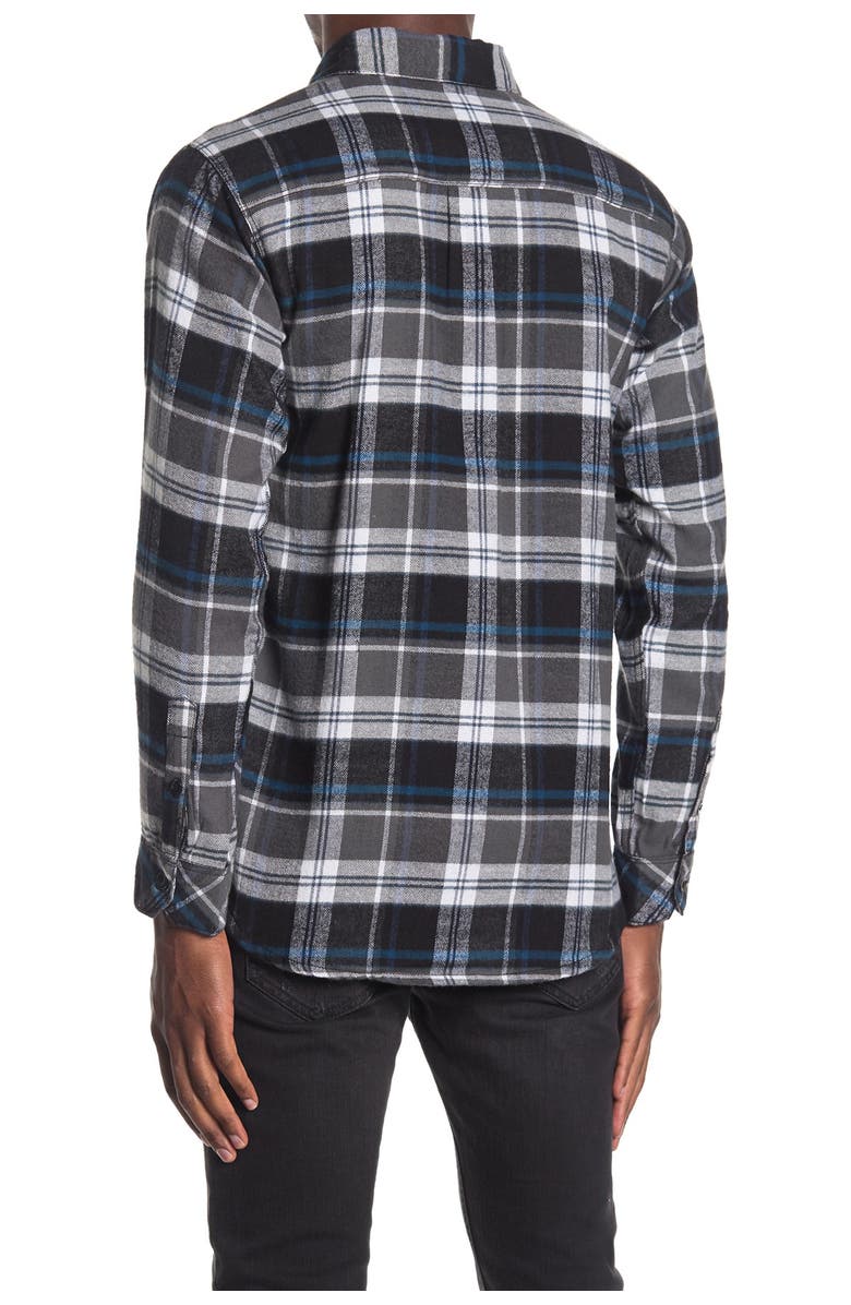 BURNSIDE Plaid Flannel Shirt, Alternate, color,