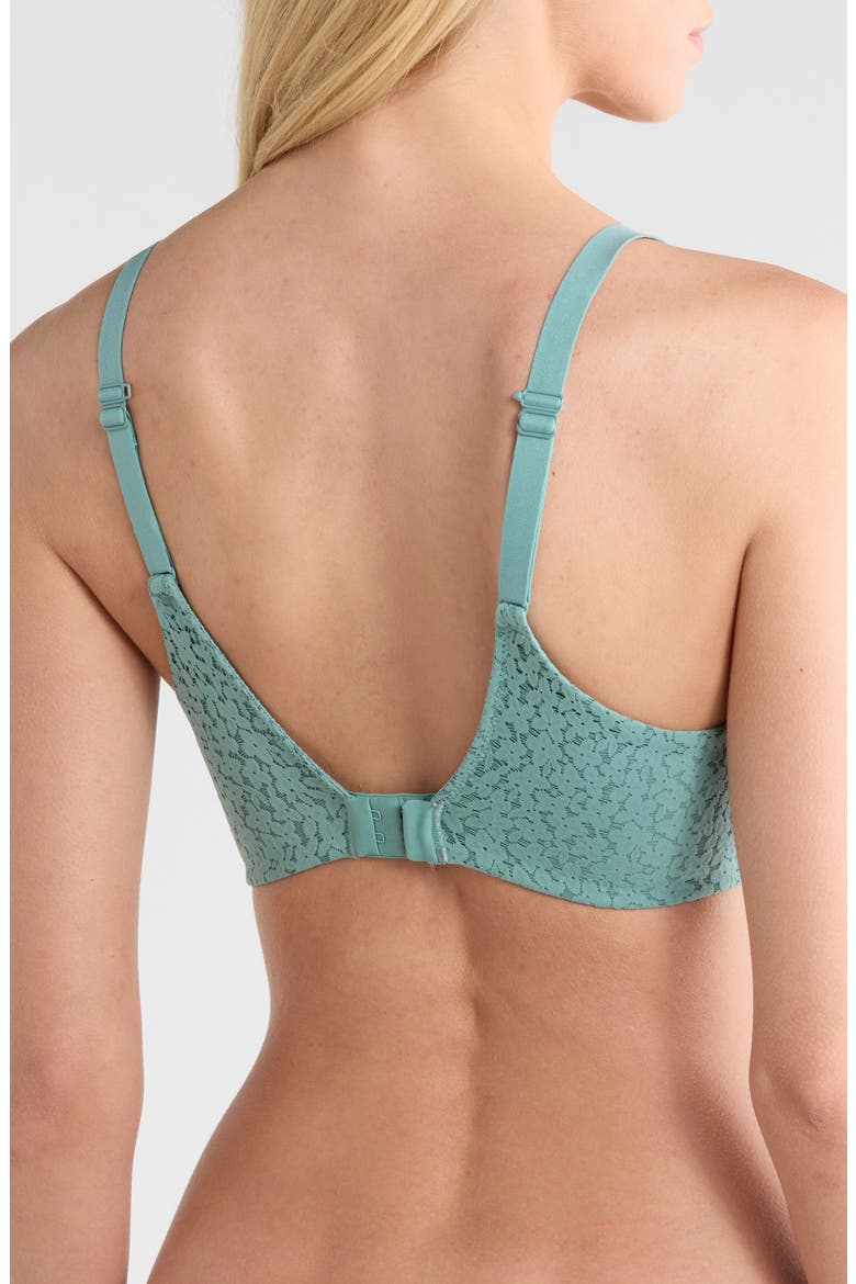 Norah Comfort Spacer Minimizer T-Shirt Bra, Alternate, color, TRELLIS