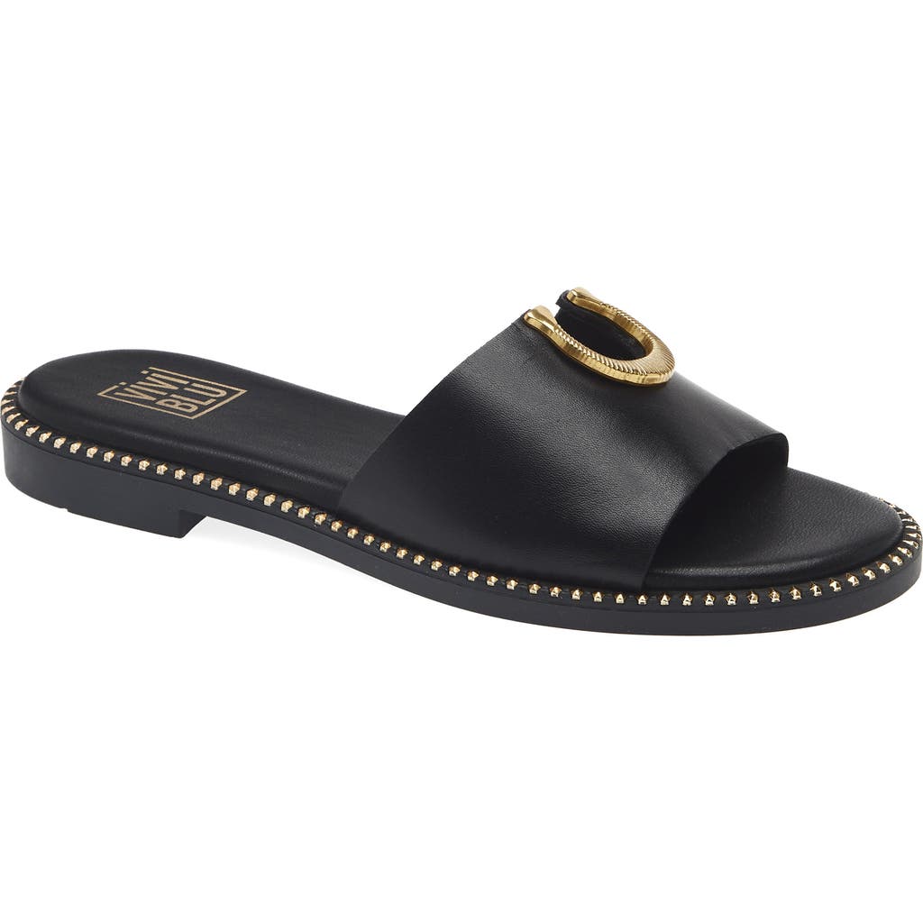 VIVI BLU Acacia Slide Sandal in Black  product