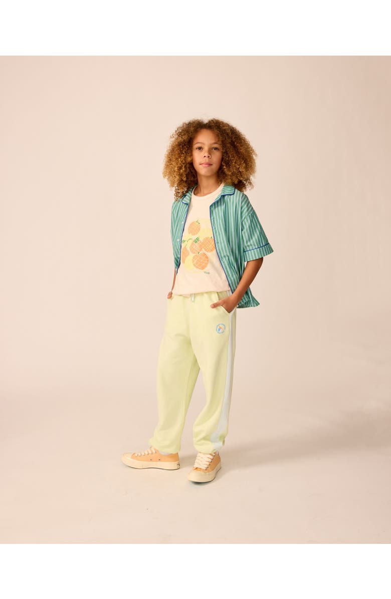 The Sunday Collective Bowling Shirt, Alternate, color, Cucumber Stripe