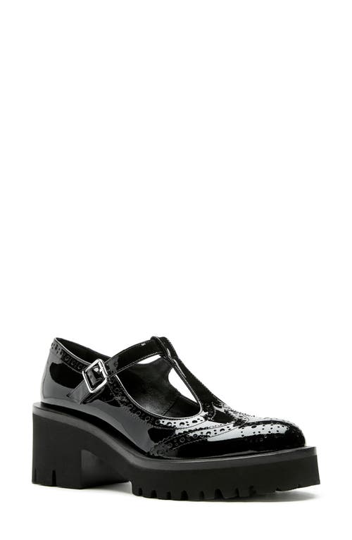 La Canadienne Tree Waterproof T-strap Shoe In Black