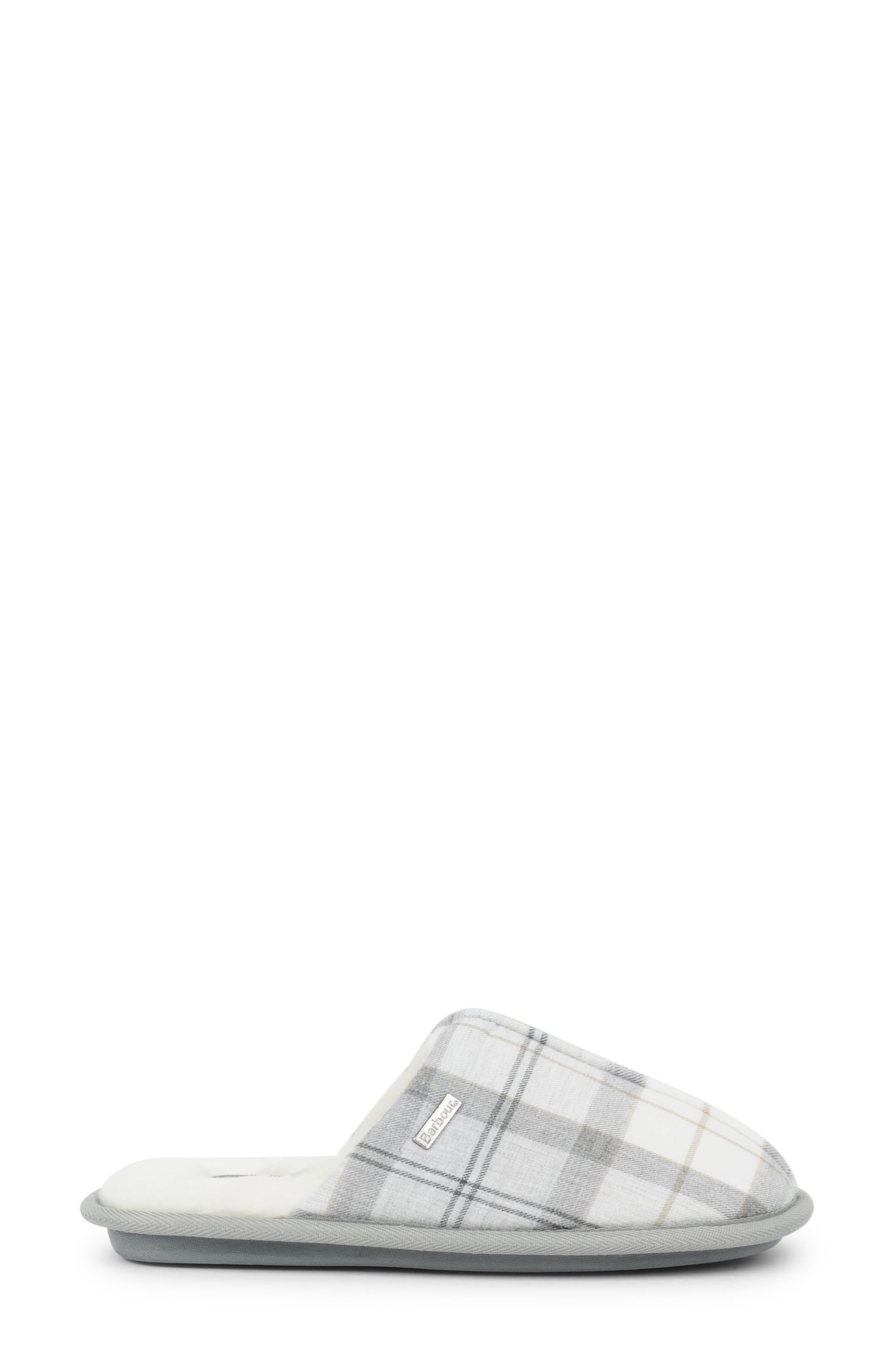 Barbour Maddie Faux Fur Lined Mule Slipper, Alternate, color, 