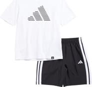 adidas Kids' Performance Graphic T-Shirt & Shorts Set