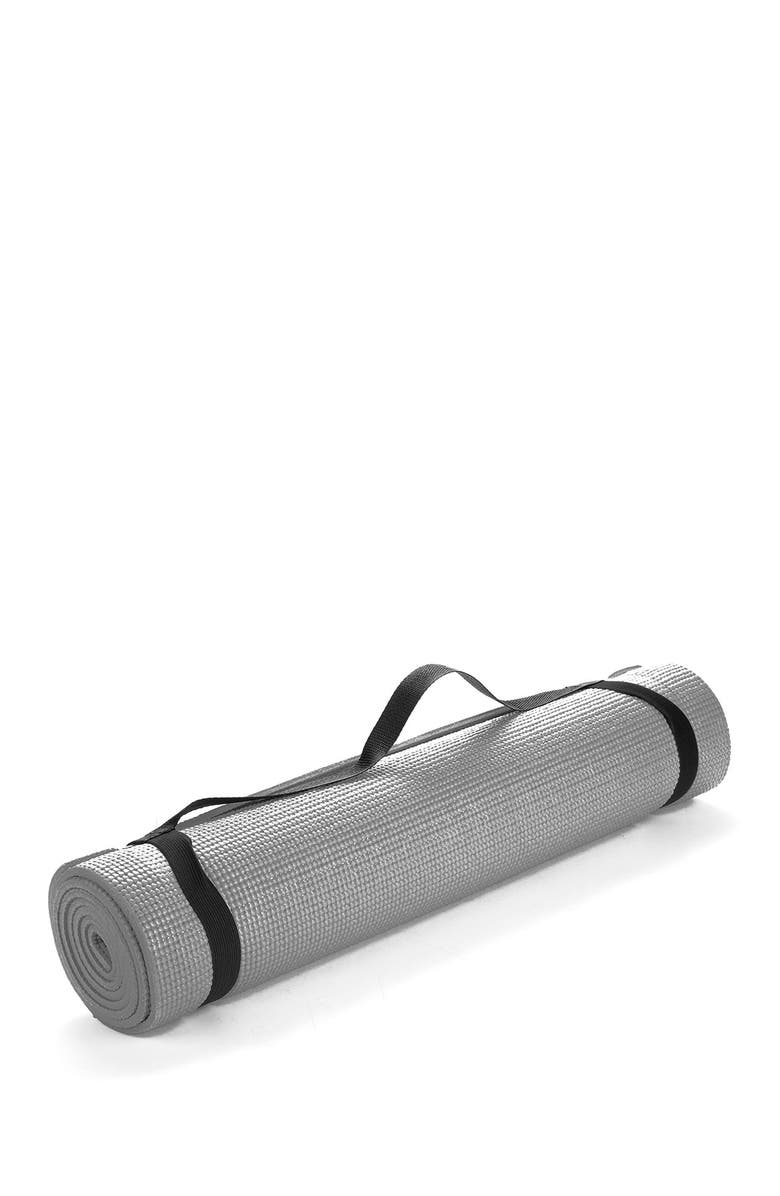 MIND READER All Purpose Extra Thick Yoga Mat & Carrying Strap, Alternate, color, 