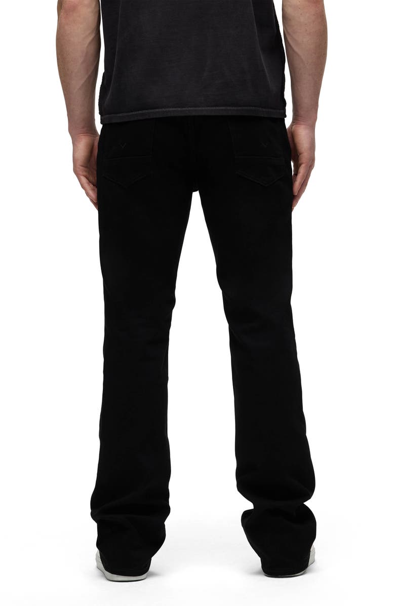 Hudson Jeans Walker Kick Flare Jeans, Alternate, color, Raven